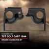 ANDPLAY Front Left & Right Speaker Housing Pods Compatible with EZGO TXT Golf Cart 1994 1995 1996 1997 1998 1999 2000 2001 2002 2003 2004 2005 2006 2007 2008 2009 2010 2011 2012 2013 Black view 3