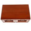 BUGUUYO Wood Monitor Stand with Acrylic Drawers Desktop Computer Riser and Desk Storage Organizer for Home Office Use view 1