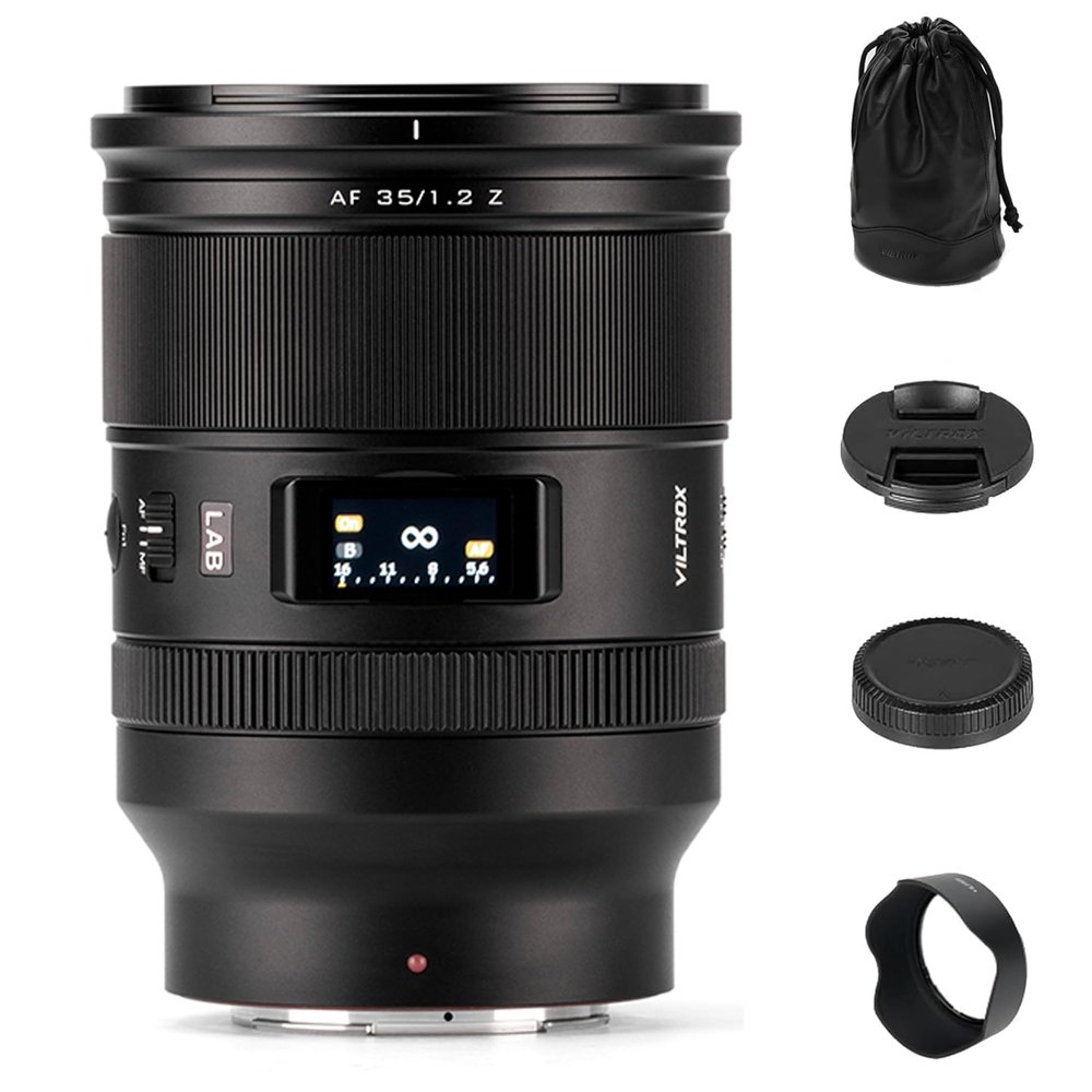 Viltrox AF 35mm F1.2 LAB Z, 35/f1.2 Full Frame Lens for Nikon Z Mount, Large Aperture Dual Floating Focus 35mm f/1.2 Z HyperVCM Motor (for Nikon Z)