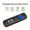 2 Remote ControlsCompatible with TCCompatible for RokuCompatible for Hisense Compatible for RokuCompatible for Onn RokuCompatible for PhilipsSmart TV view 2