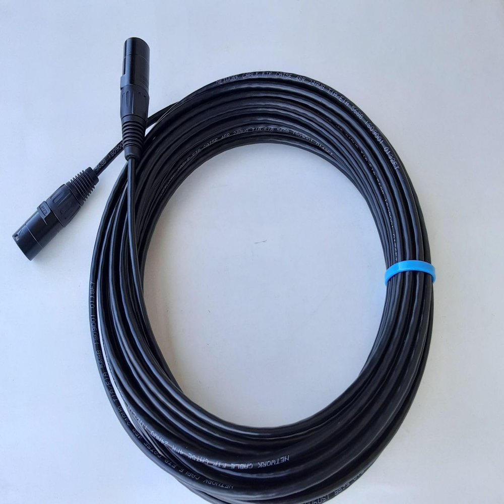 100 FT PROCat5e Tactical Ethernet Connectors Video Digital Cable Shielded RJ45 Cable