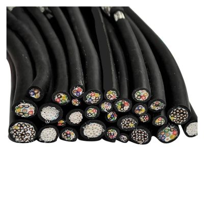 1pcs Multi-Core Shielded Cable 24-15AWG 2-24 Cores CNC Control Wire(6 Cores 5Meters,24 AWG 0.2mm2)