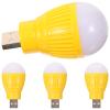 BUGUUYO 4Pcs USB Mini LED Light Bulbs Portable Small Night Lights for Home and Travel Emergency Use Yellow USB Lamps view 1
