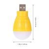 BUGUUYO 4Pcs USB Mini LED Light Bulbs Portable Small Night Lights for Home and Travel Emergency Use Yellow USB Lamps view 2