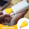 BUGUUYO 4Pcs USB Mini LED Light Bulbs Portable Small Night Lights for Home and Travel Emergency Use Yellow USB Lamps view 4