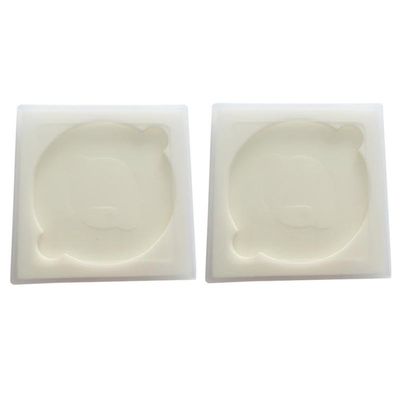 2PCS Camera Filter Storage Box Transparent Protective Case with Sponge Padding Compatible with Photographic Accessories(86mm)