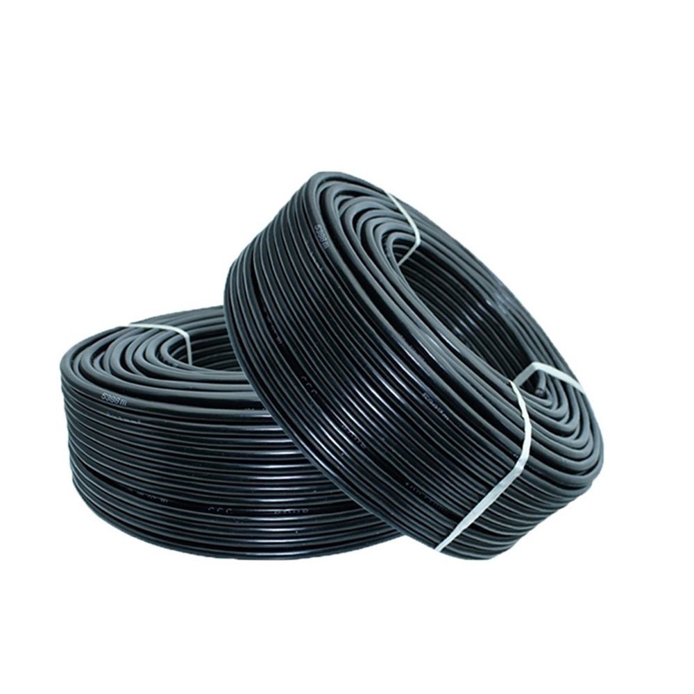 1pcs 5M 24AWG 2-8 Cores Control Signal Copper Wire Black Sheathed PVC Power Cord DIY Cable(5 cores)