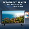 Erasiny 22 Inch TV with Built in DVD Player, Small Flat Screen with HDMI/USB/AV Inputs, Full HD 1080P, TV DVD Combo for RV, Kitchen, Home, Upgraded Antenna view 2