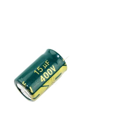 10PCS Aluminum Electrolytic Capacitor 400V / 15 UF 400V 15UF Electrolytic Kapasitor Size 10 * 17 1013 13 * 17 816MM(400V 15UF 10 x 13MM)