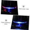 BUGUUYO Multimedia Mini USB Computer Speaker with LED Light, Portable Plug-in External Desktop Speaker for Laptop and Pc, Black Blue, Dc 5V Compatible, Anti-Interference, Deep Bass view 3