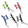 Taxinyx Scubas Diving Lanyard Steel Wire Spring Coiled Heavy Duty Lanyard with for Cameras and Dive Lights view 4