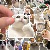 100Pcs Cute Cat Meme Kitten Stickers Decorate Guitar Notebook Luggage DIY Waterproof Vinyl Sticker view 2
