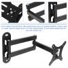 BUGUUYO Monitor Wall Mount Bracket with Articulating Arms Adjustable 10-27 Inch LCD TV Holder for Home and Office Use view 4