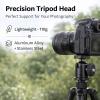 Camera Mount Tripod Head Adapter with 1 / 4in Screw, Aluminum Alloy, 360 Degree Swivel - Durable Ball Head Mount, Versatile Geared Tripod Accessory for SLR and Mirrorless Cameras view 2