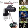 12X50 Monocular Telescope Adults With Tripod HD Monocular New Generation With Smartphone Portable Telescope For Bird Watching Monocular Hunting for Adult Bird Watching Outdoor Monocular Telescope view 2