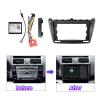 TRCDHGN Car Radio Multimedia Dashboard Fascia Panel Frame Kit with Power Cable/Fit for Mazda 6 2007-2012 Panel Frame Cable and Canbus view 2