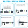 APGLSXY USB3.1 Type C Female Coupler for Outdoor Use IP68 Waterproof Panel Mount view 4