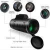 EHVYBDX High Power Binoculars, 40x60 Monocular Telescope, High Monocular Telescope with BAK4 Prism Lens Monocular with Compass and Smartphone Adapter and Tripod for Adults Kids Bird Watching,for view 2