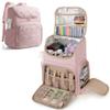 Marscamd Insulated Hairstylist Travel Bag Backpack with Detachable Divider view 1