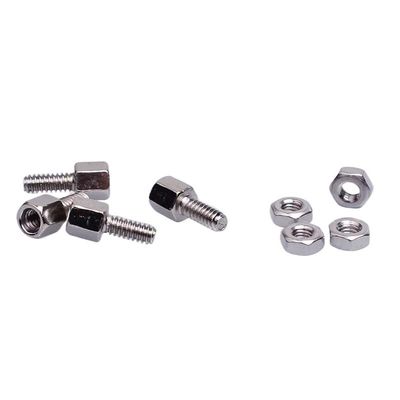 30set DB9 DB15 DB25 RS232 VGA Screws Hexagonal Nuts DB Connector VGA Copper Column COM Serial Header Plate Bracket Stud Bolt(B)