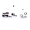 30set DB9 DB15 DB25 RS232 VGA Screws Hexagonal Nuts DB Connector VGA Copper Column COM Serial Header Plate Bracket Stud Bolt(B) view 2