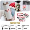 12 Pcs Valentine Quote Love Stickers Cute Romantic Message Designs Gifts for Teens Girls Wife Husband Boyfriend Girlfriend for Laptop Water Bottle Tumbler Notebook Journal Scrapbook Phone 6 Inches view 3