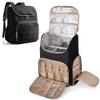Marscamd Insulated Hairstylist Travel Bag Backpack with Detachable Divider view 1
