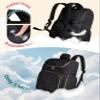 Marscamd Insulated Hairstylist Travel Bag Backpack with Detachable Divider view 4