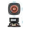 1Pcs 4 Inch Audio Speaker Driver HiFi 4 8 Ohm 30W Full Range Altavoz Bookshelf Loudspeaker DIY Home Theater Amplifier(Round 8Ohm 30W) view 3