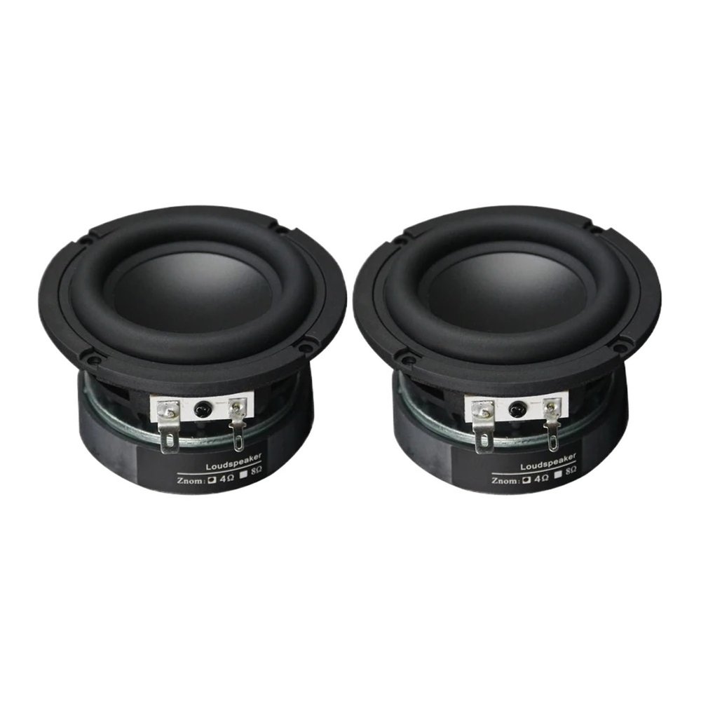 IXFOBTE 1pc 3 Inch Portable Subwoofer Speaker 60W Power 4 Ohm Big Coil Steel Cannon DIY Audio Sound Bass Loudspeaker Home
