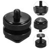 CHICAMPERA 4Pcs 1/4 Inch Double Thread Camera Mount Tripod Screw Adapter for Flash Shoe Mount, Compatible with Light Stand, Photography Studio and Video Accessories view 4