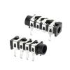 100Pcs 3.5mm 6Pin Stereo Headphone Jack Earphone Socket Socket PJ313 The 4 Section Of the 6 pin BJXKHFPIV view 1