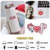 12 Pcs Kawaii Valentine Cute Love Stickers Sweet Romantic Designs Gifts for Teens Girls Wife Husband Boyfriend Girlfriend for Laptop Water Bottle Tumbler Notebook Journal Scrapbook Phone 6 Inches view 3