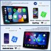 Car Stereo Radio Compatible for RAM 1500 2500 3500 2009-2012 with Carplay Android Auto GPS Navigation 10in Touchscreen Car Radio Player with Bluetooth WiFi FM Mirror Link Split Screen + Backup Camera view 2