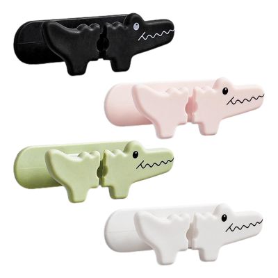 Cartoon Crocodile Cable Storage Holder for Kitchen Appliances - Ideal Organizer for Charging Cables, Coffee Maker, Toaster | Fun & Efficient Storage