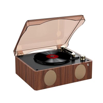 Home Small Vintage CD Players, Rechargeable CD Player, Compact CD Player Personal with Remote Control, Stereo Speakers, Built in 2000mAh Rechargeable, for Office, Home, Decoration