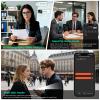 AI Translation Smart Glasses with Camera, 4K 800W HD Video Recording Glasses with Audio for Men Women with 155 Language & Accents, Chat GPT, Music Playback & Hands-Free Calls for Meeting,Driver,Travel view 3