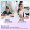 Acer USB-C Kids Headphones - 85/94dB Safe Volume Limited, Foldable Wired Over Ear Headphones for Travel, Toddler Headphones for School, Travel, iPad, Tablet, Purple Green, HK03C view 2