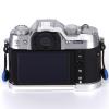 OURHZTB X-T50 Metal Hot Shoe Thumb Up Grip for Fujifilm X-T50 XT50 Camera, Aluminum Alloy Thumb Grip with Hot Shoe Cover Protector Thumb Rest Support Holder Camera Accessories (Silver) view 3