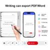 Digital Notebook with Smart Pen & U Disk, 94 Sheet Real Paper Note-Taking, Real-Time Sync & Digital Storage, Playback & Sharing via APP, iOS/Android Compatible (Black) view 3