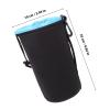 CAXUSD 4Pcs Neoprene Camera Lens Pouch Bag Waterproof Lens Case for DSLR Photography Accessories Sky Blue Protective Storage Pouches for Photographers view 2