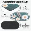 PATIKIL Painting Mouse Pad, 13.6 x 10.4 Non-Slip Rubber Mouse Mat Oil Painting Series Printed Desk Mat for Office Home Laptop Computer Desk Accessories, Green Flower view 3