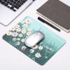 PATIKIL Painting Mouse Pad, 13.6 x 10.4 Non-Slip Rubber Mouse Mat Oil Painting Series Printed Desk Mat for Office Home Laptop Computer Desk Accessories, Green Flower view 4