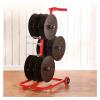 Wire Spool Rack,4/6/8 Reel Bearing Pay-Off Rack,Holder Commercial Industrial Steel Wire Rack Dispenser,for Storing Cables,Wires view 1