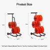 Wire Spool Rack,Cable Reel Holder and Dispenser,Transportable Wire Spool Rack Dispenser,for Electrical Industrial Retail view 2