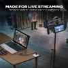 2026 Upgraded Wireless HDMI Transmitter and Receiver 1050FT/350M, 20 Channels, LCD Display, 1080P Wireless HDMI Extender for PC, DSLR, TV Box, Live Streaming, Church, Speech, Creator Team view 4