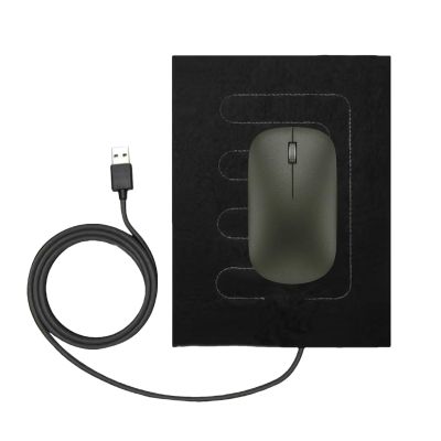 Heating Mouse Pad, Warm Desk Mouse Pad, 3 Level Adjustable Electric Safe Warmer Mat, for Home Dorm Office Study Apartment Work
