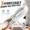 Silicone Cable Straps Cord Organizer, Elastic Charger Cable Strap for Bundling Earphone, Phone Charger, Computer Cords, Reusable Data Cable Organizer Ties in Home,Office,Kitchen,School (12Pcs) view 4