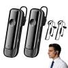 Mini Earhook Walkie Talkies Long Range, Small Walkie Talkies with Ultra-Compact 2-Way Radios & Type-C Charging, Hands-Free Communication for Business & Teamwork, Restaurants, Hiking, Baseball(2 Pack) view 1