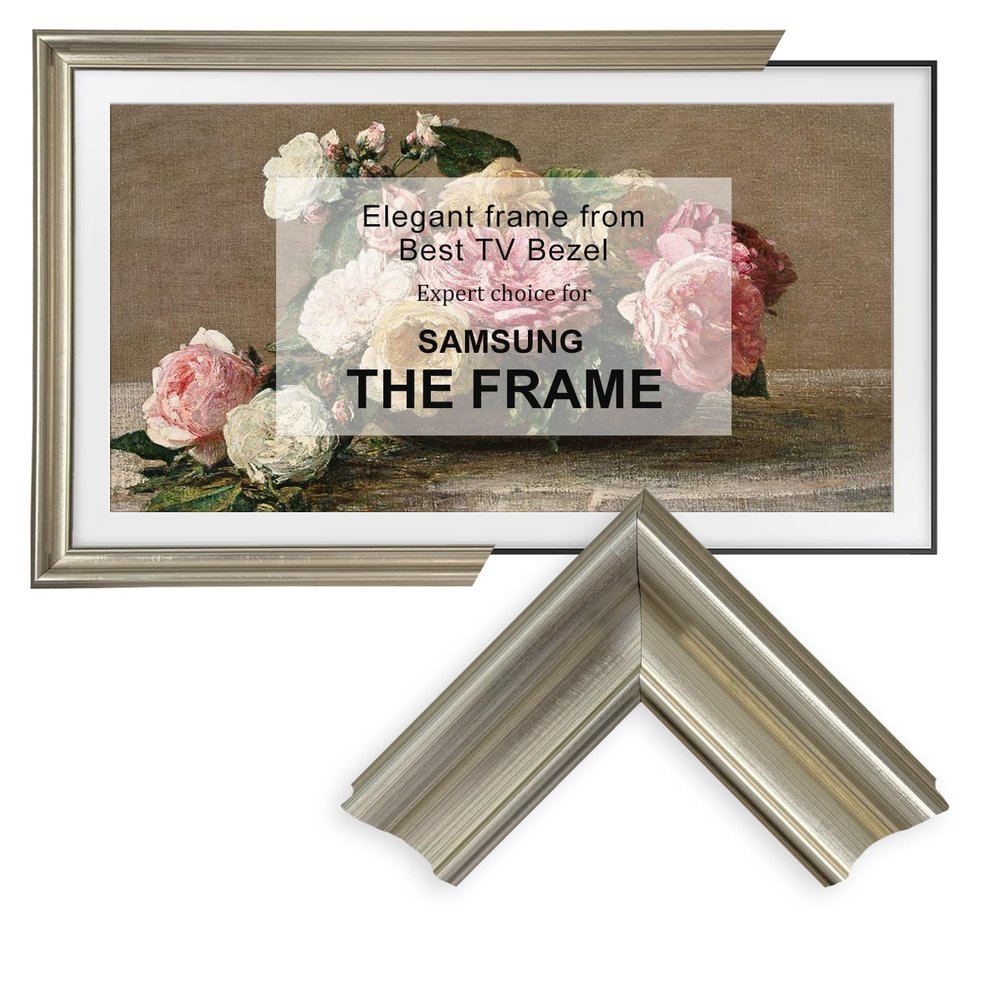 Stylespace Pewter Gold Bezel for 43" Samsung The Frame TV (2021-2026)